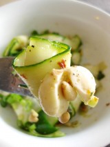 Zucchini Ribbon Salad w/ Coconut Mint Dressing